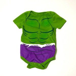Marvel Hulk Short Sleeve Onesie 12M